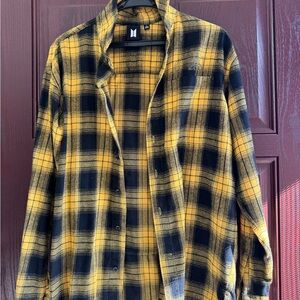 BTS ON Flannel Shirt